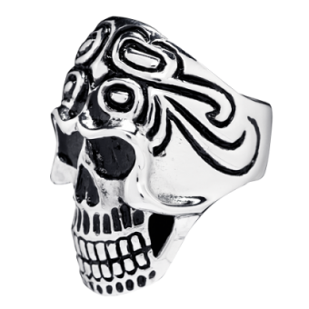 Tattoo Skull Ring