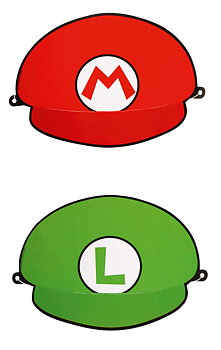 Party hattar Super Mario 8-pack