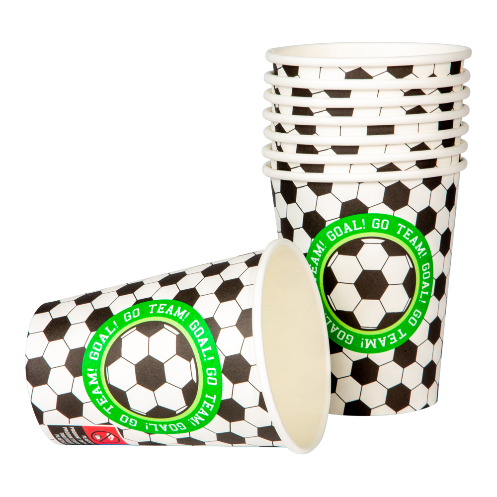 Pappersmuggar fotboll 8-pack - 2