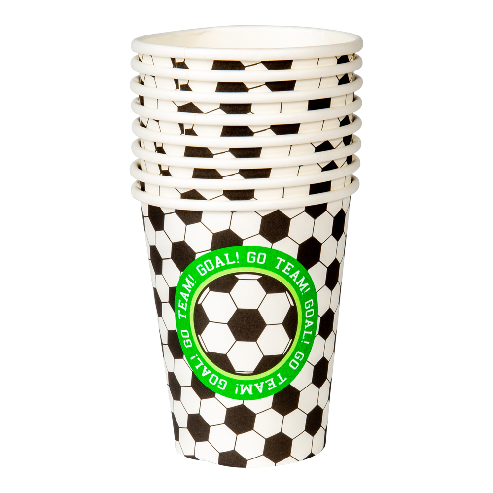 Pappersmuggar fotboll 8-pack - 3