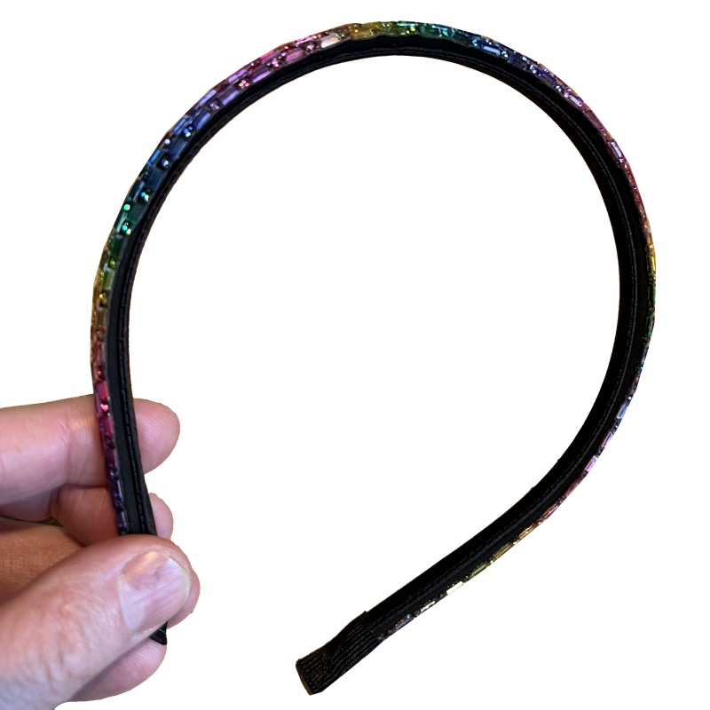 Schmales Diadem Regenbogenkristall - 3