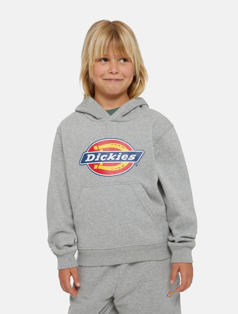 Dickies Icon hoodie barn grå