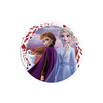 Papperstallrik 23cm frozen 8-pack