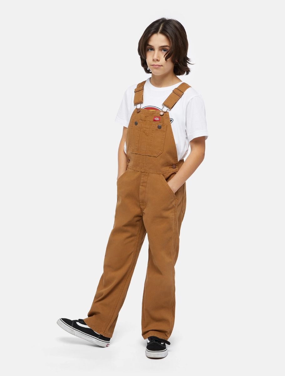 Dickies Hängselbyxor För Barn I Kraftig Canvas - 6