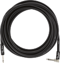 FENDER PROFESSIONAL 18,6' (5,5 Meter) ANGLE INSTRUMENT CABLE BLACK