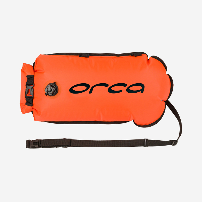 ORCA Swim Buoy / Safe Buoy with pocket - Orange