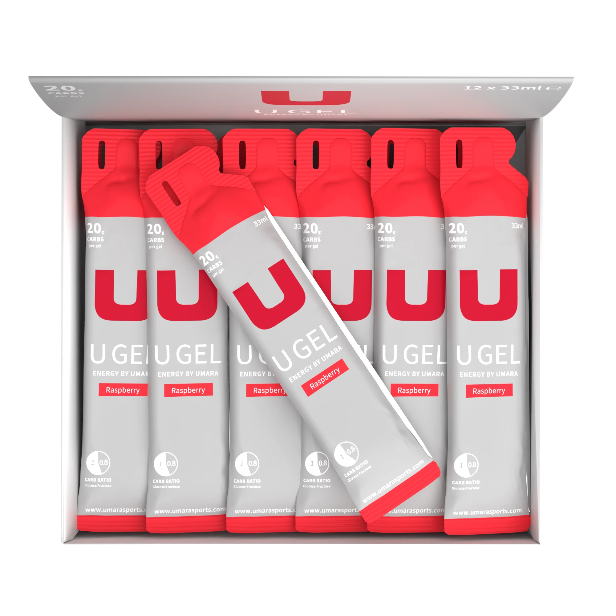 Umara U Gel 1:0,8 Raspberry 20g (33 ml) - 2