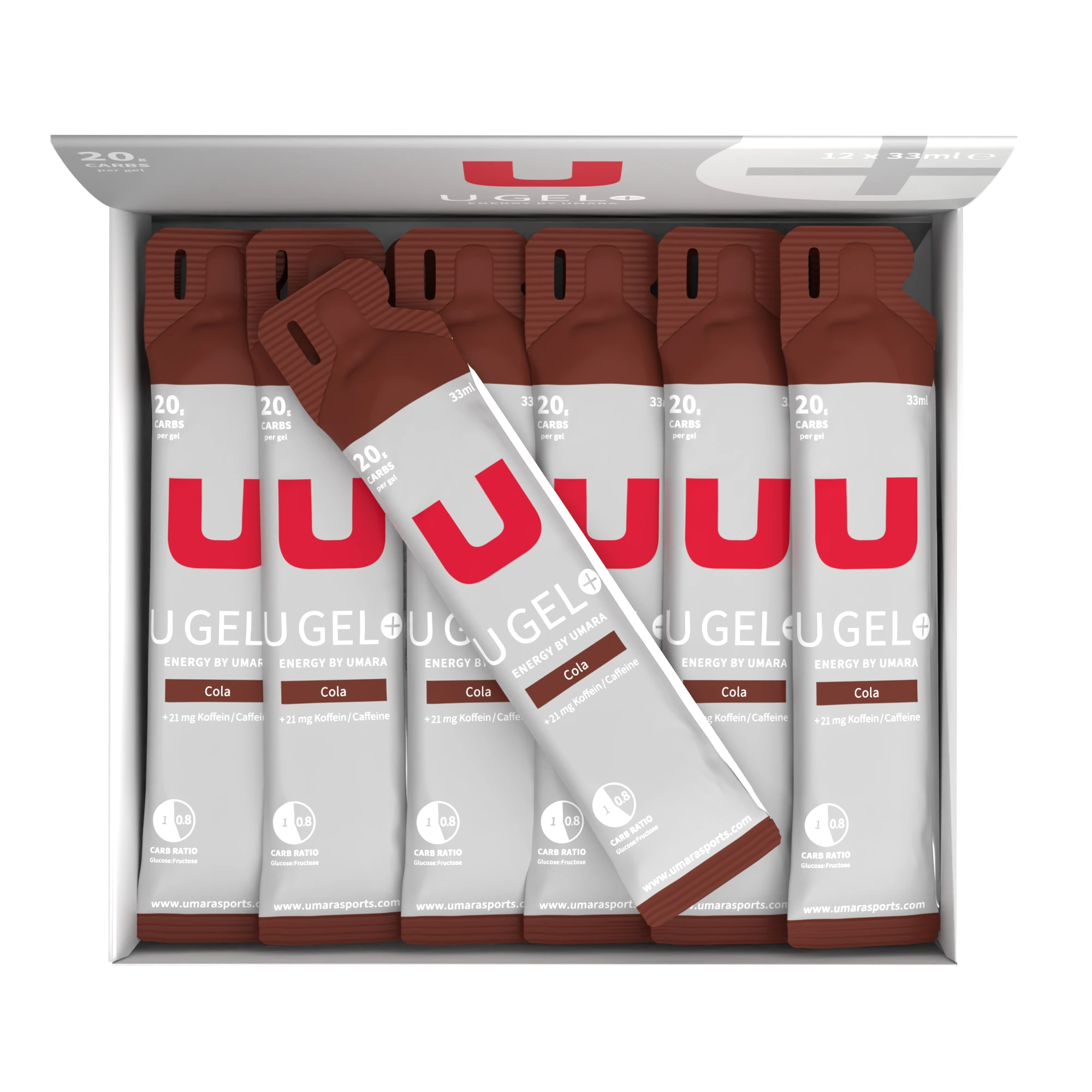 Umara U Gel 1:0,8 Cola + Caffeine 20g (33 ml) - 2