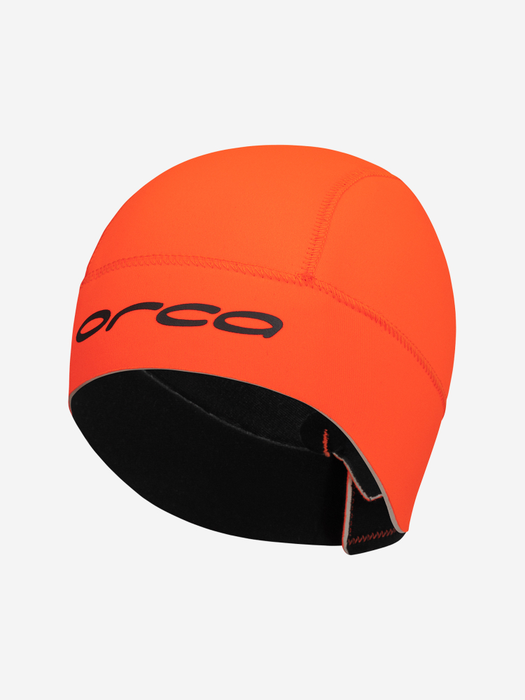 ORCA Neopren-Schwimmkappe ohne Kinnriemen 2,5mm Orange