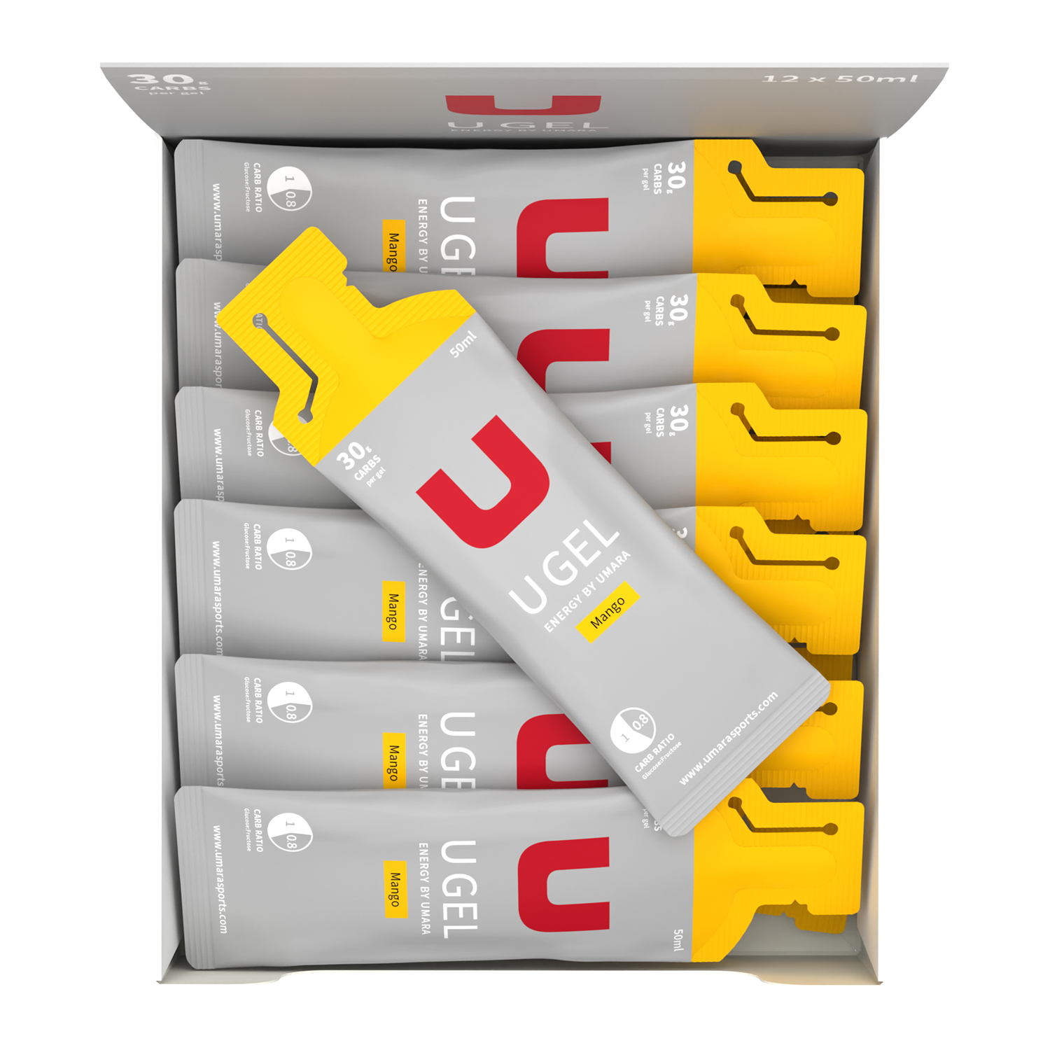 Umara  U Gel (30g Carbs) - Mango - 2