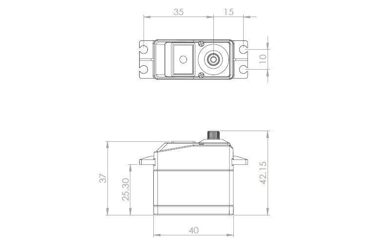 MKS DS1220 0.14s/60°, 30.4kg.cm - 2
