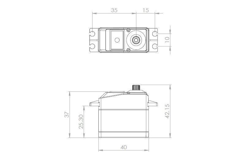 MKS DS1250 0.066s/60°, 14.3kg.cm - 2