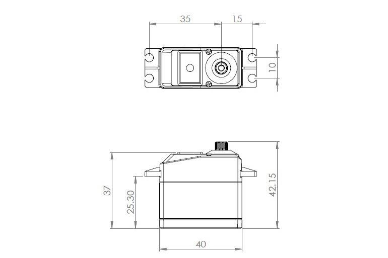 MKS HV1250 0.054s/60°, 11.0kg.cm - 2