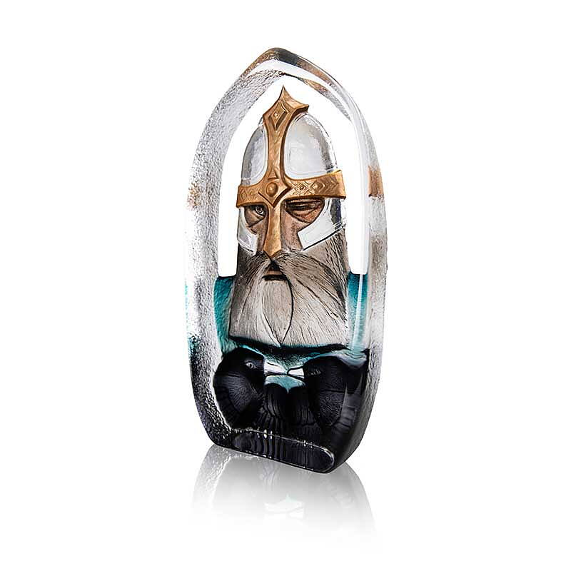 Mats Jonasson Odin Limited Edition Crystal Sculpture - 2