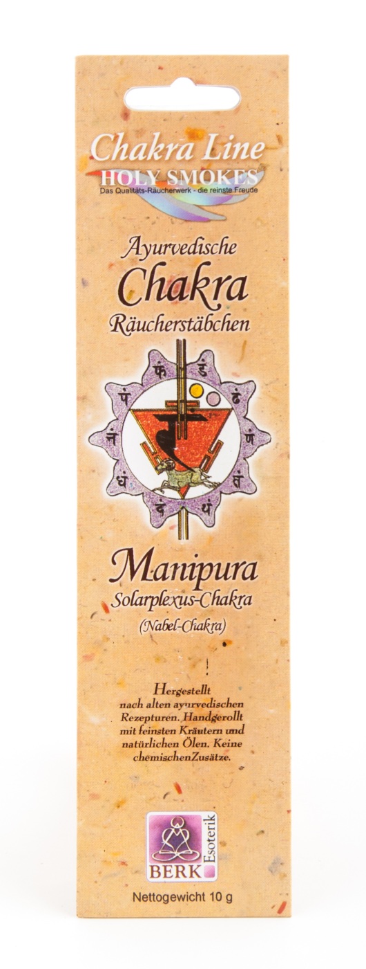 Holy Smoke Chakra Line - Ayurvedisk  Rökelse  - Solar plexus (Manipura)