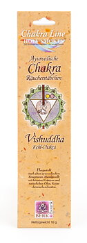 Holy Smoke Chakra Line - Ayurvedisk  Rökelse  - Halschakra (Vishuddha)