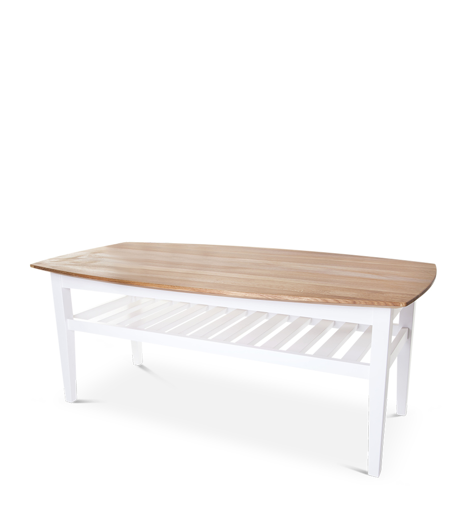 Glaskow soffbord 13x70 cm Massiv oljad Ek
