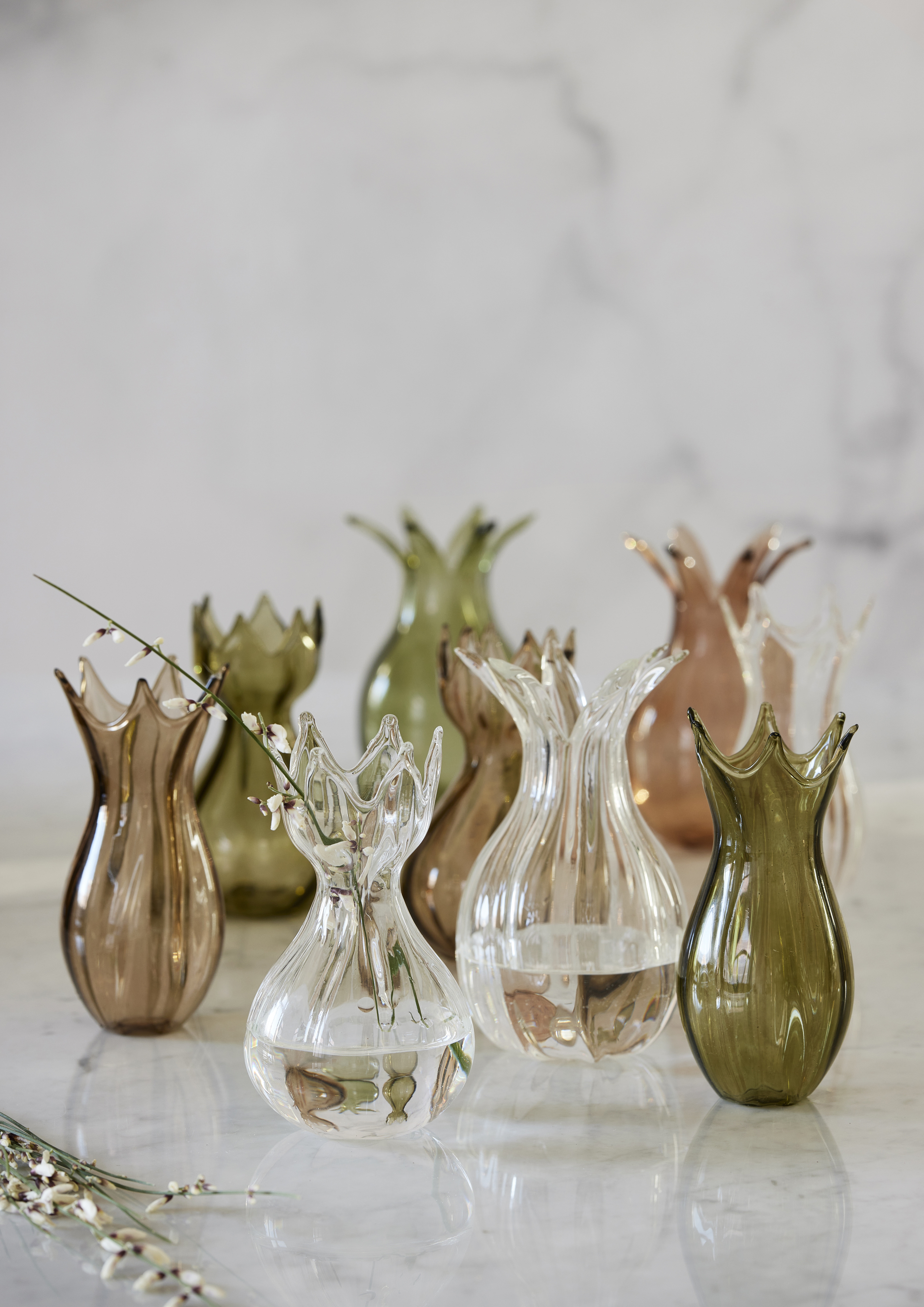 Glasvaser 3-pack - Vas - Klarglas  - 2