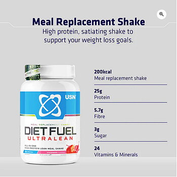 USN Diet Fuel Ultralean Meal Replacement 1kg