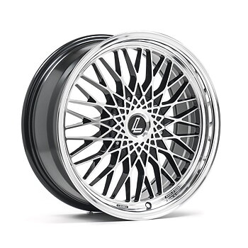 17" LENSO WHEELS EAGLE 3 - GLOSSY BLACK POLISHED