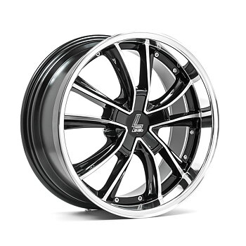 18" LENSO WHEELS ES7 - GLOSSY BLACK POLISHED