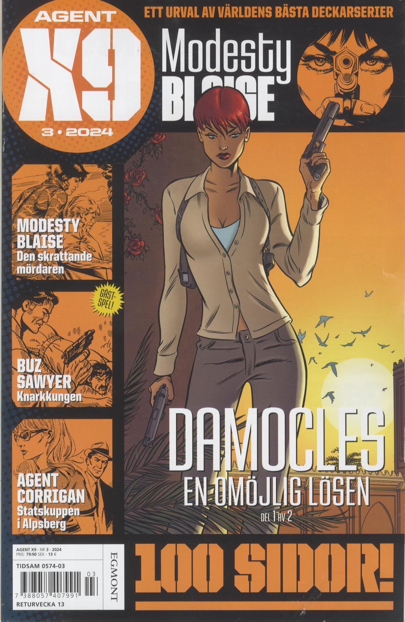 Agent X9 nr 3 2024, Modesty Blaise - Den skrattande mördaren