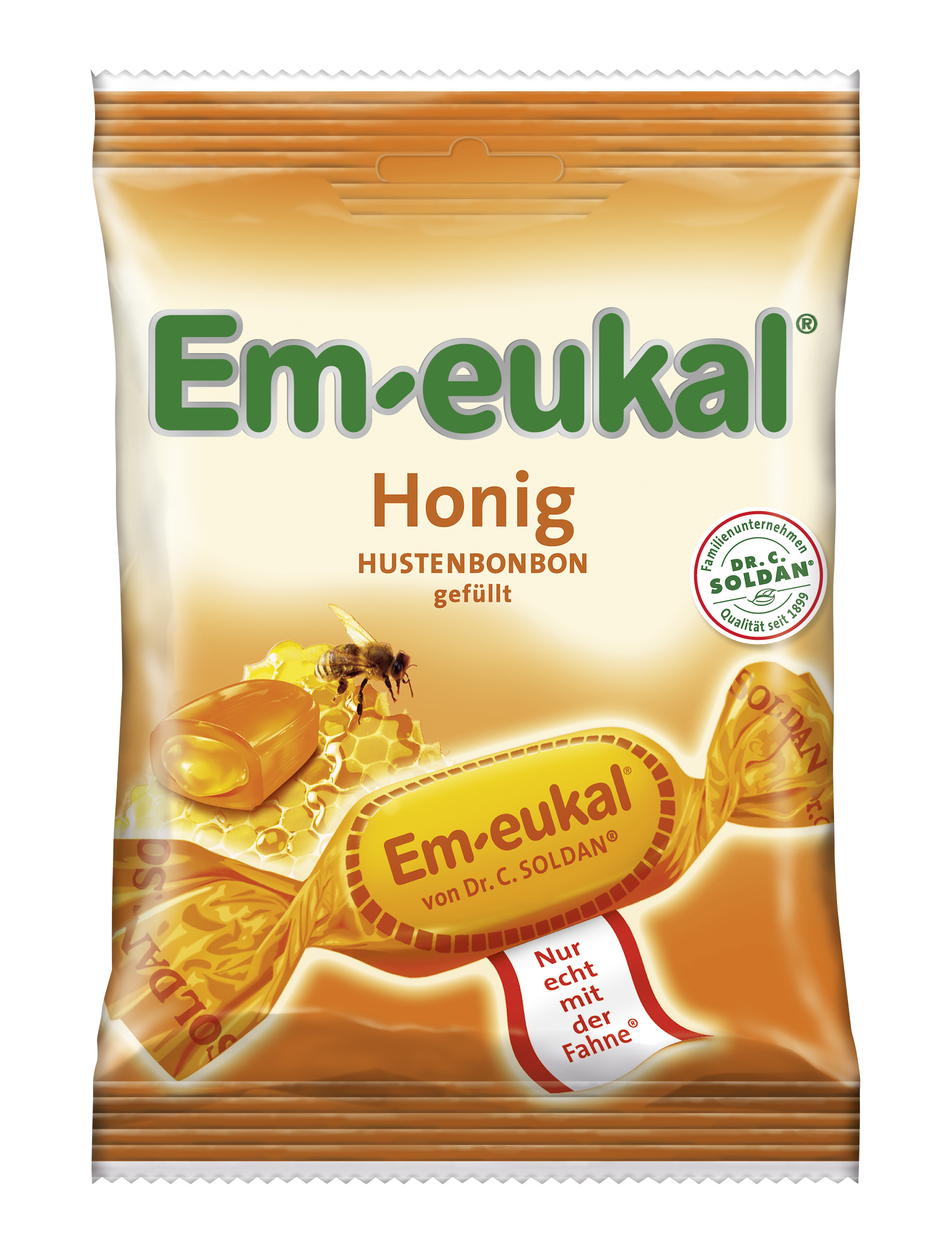 Halstablett Honung 75g - Em-eukal