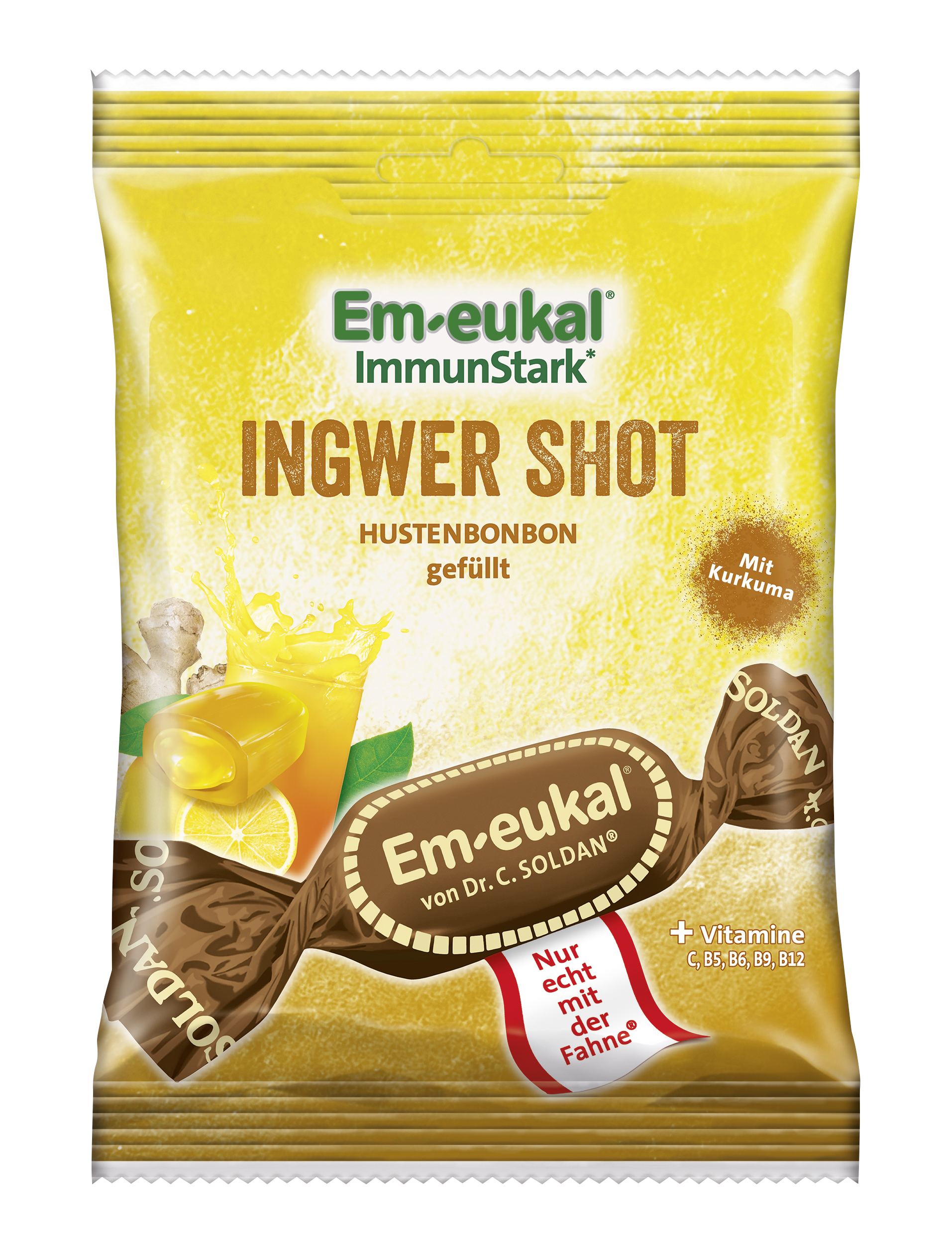 Halstablett Ingefära 75g - Em-eukal