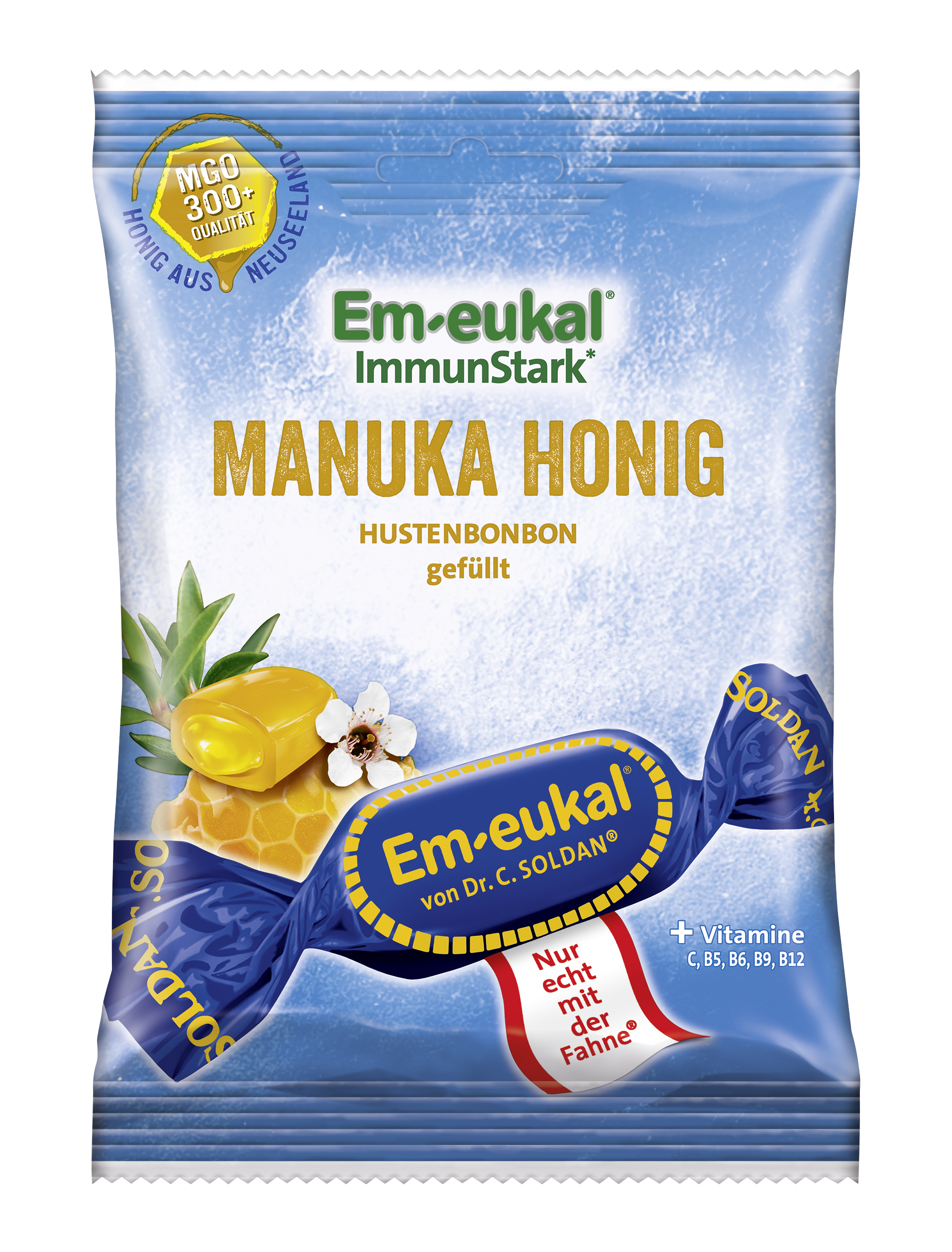 Halstablett Manuka Honung 75g - Em-eukal