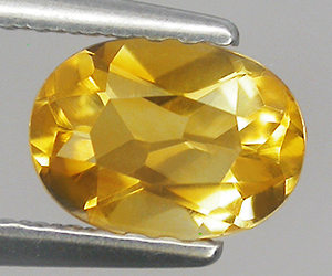 Muy bonita 7.1x5.1mm oval piedra preciosa natural citrino - 3