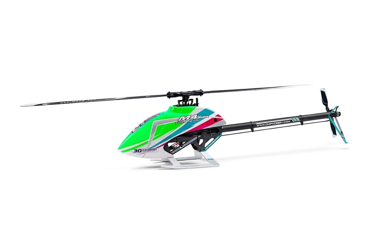 OMP M4 MAX (combo kit) incl. motor, servos, ESC - green