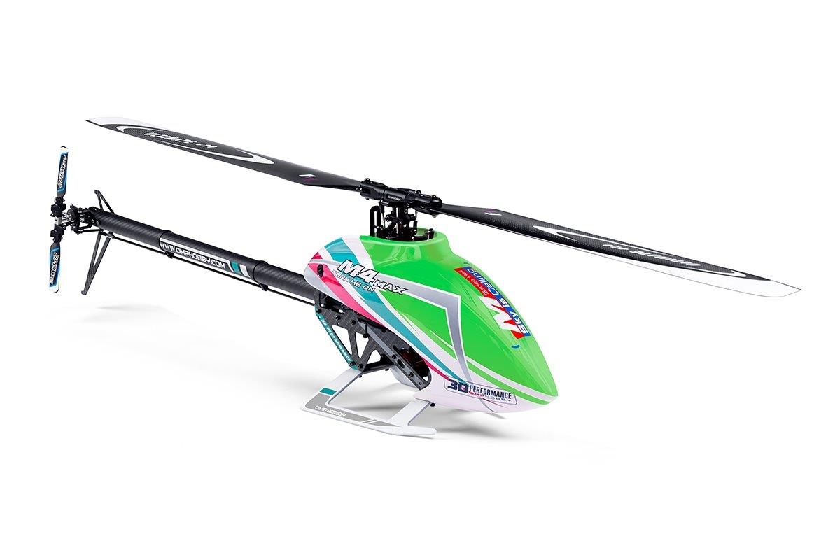 OMP M4 MAX (combo kit) incl. motor, servos, ESC - green - 2