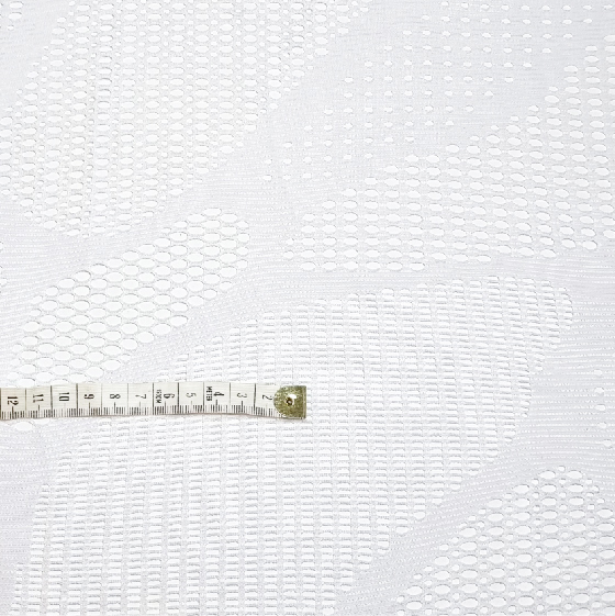 Stretch net irregular holes White La334