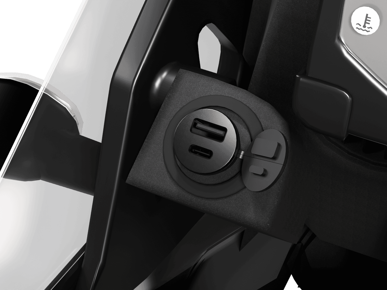 USB och USB-C snabbladdare 4,8A - 3