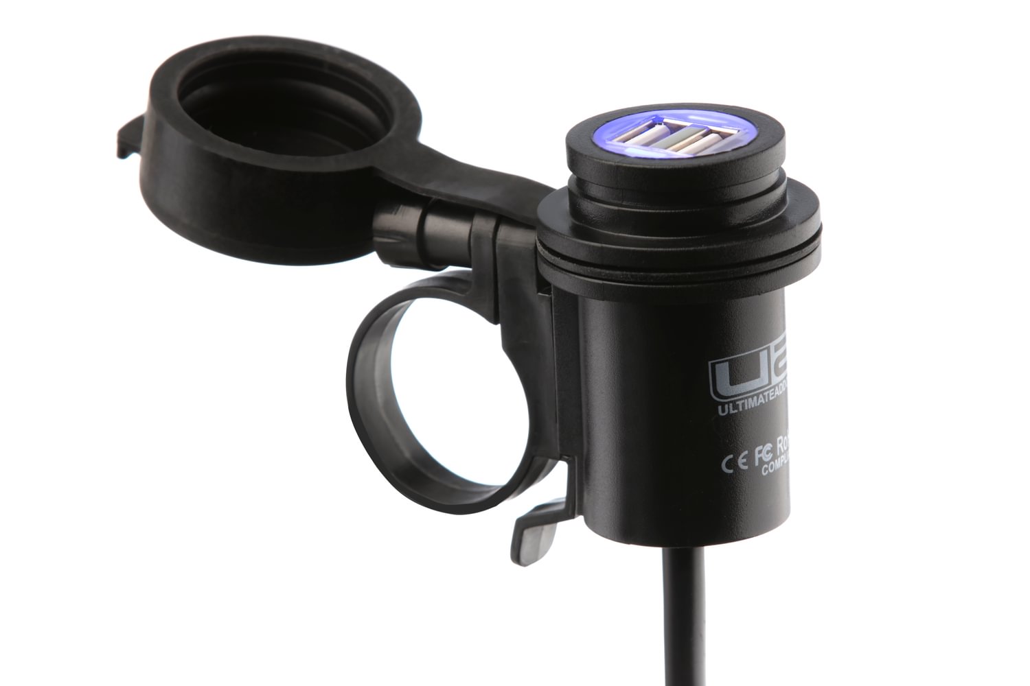 USB-laddare x 2 för styrmontering - 2