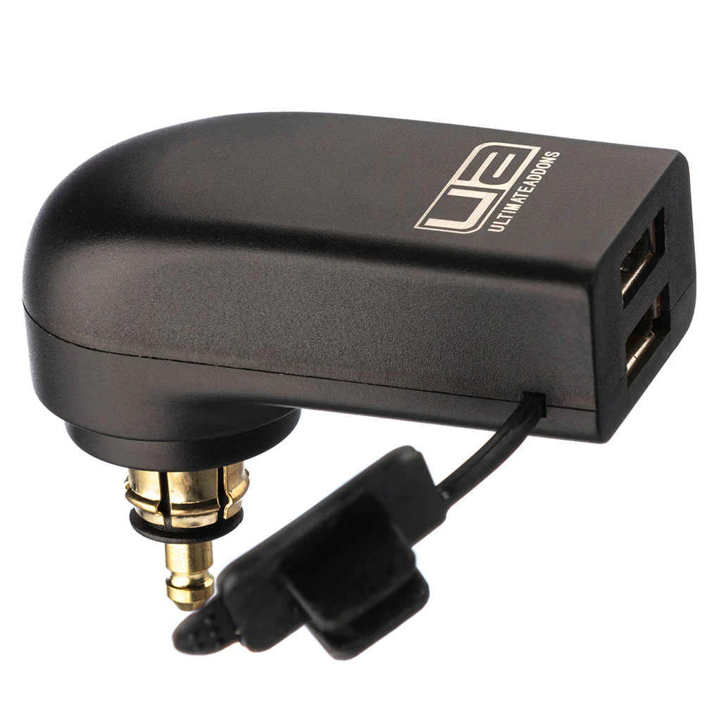 USB x 2 vinklad laddare, 4,8A