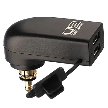 USB x 2 vinklad laddare, 4,8A