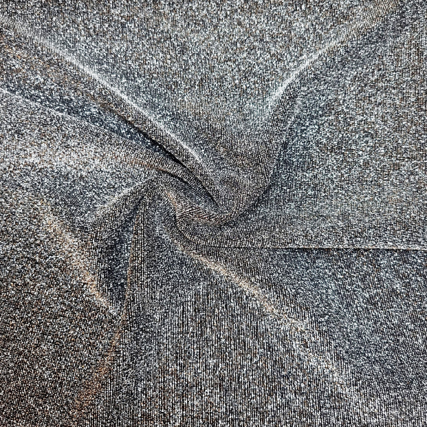 Lurex jersey svart/silver LA375