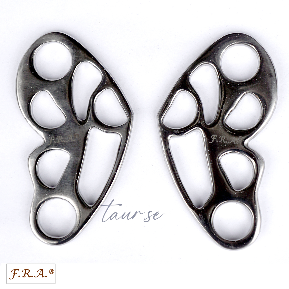 Hackamore Handles Star Wheel F.R.A.© Butterfly, 115 mm, silver