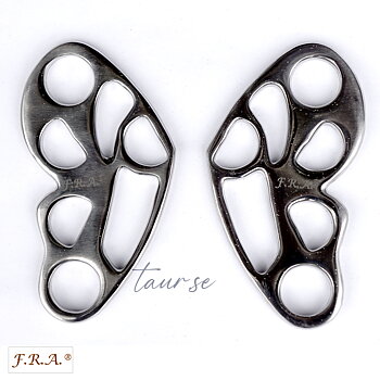 Hackamore Handles Star Wheel F.R.A.© Butterfly, 115 mm, silver