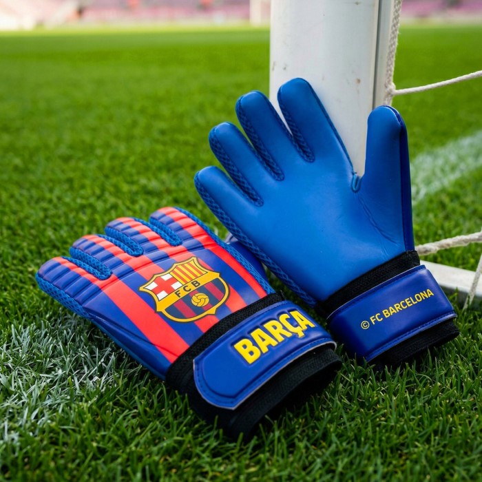 FC Barcelona Målvaktshandskar Barn Nr2 - 2