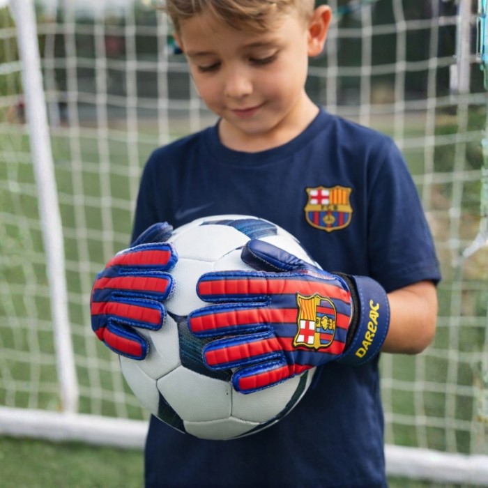 FC Barcelona Målvaktshandskar Barn Nr2 - 6