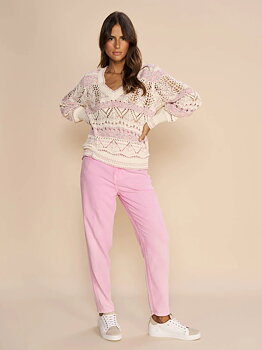 Mos Mosh Basya Acid Jeans Begonia Pink