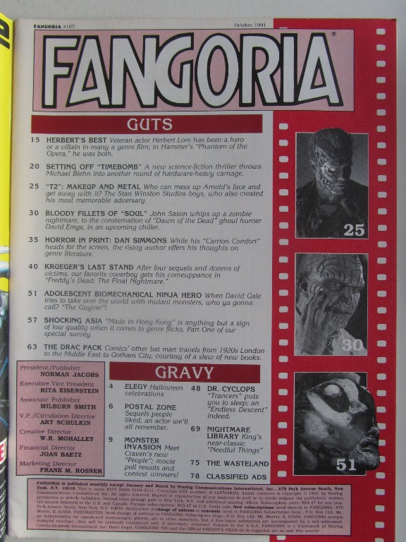 Fangoria 1991 #107 - 2