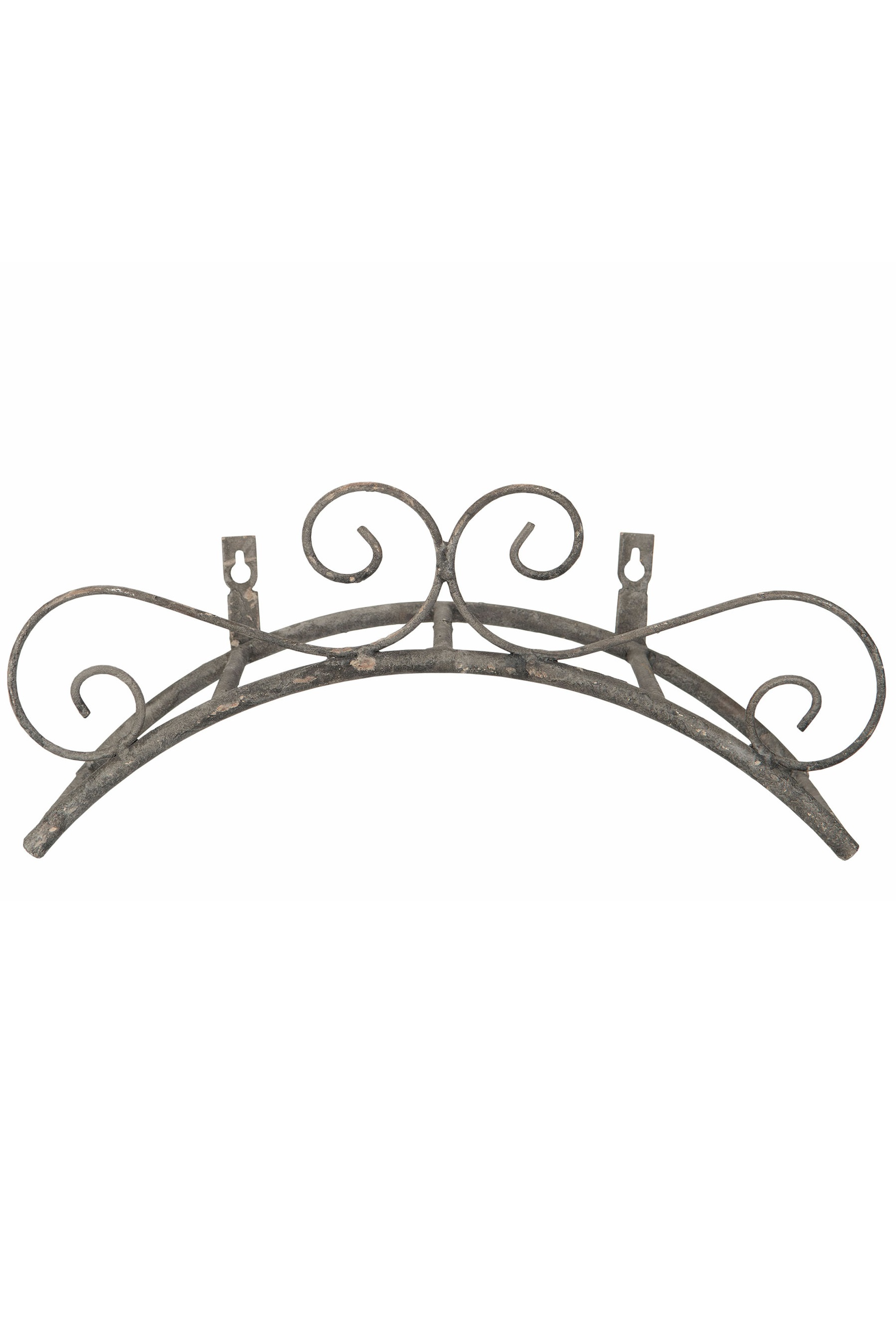 Slanghållare till trädgårdsslangen - Metall - Grå - 37x17x15,5 cm - 2
