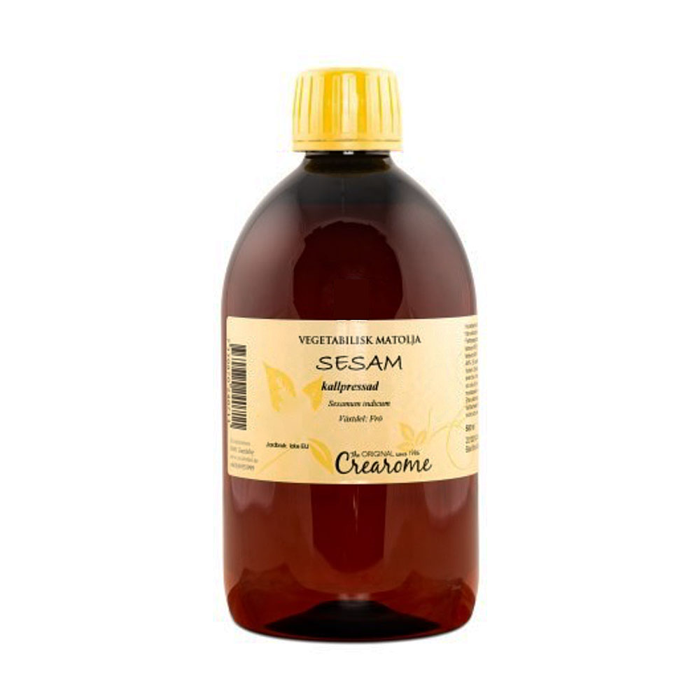 Sesamolja kallpressad 500 ml Crearome
