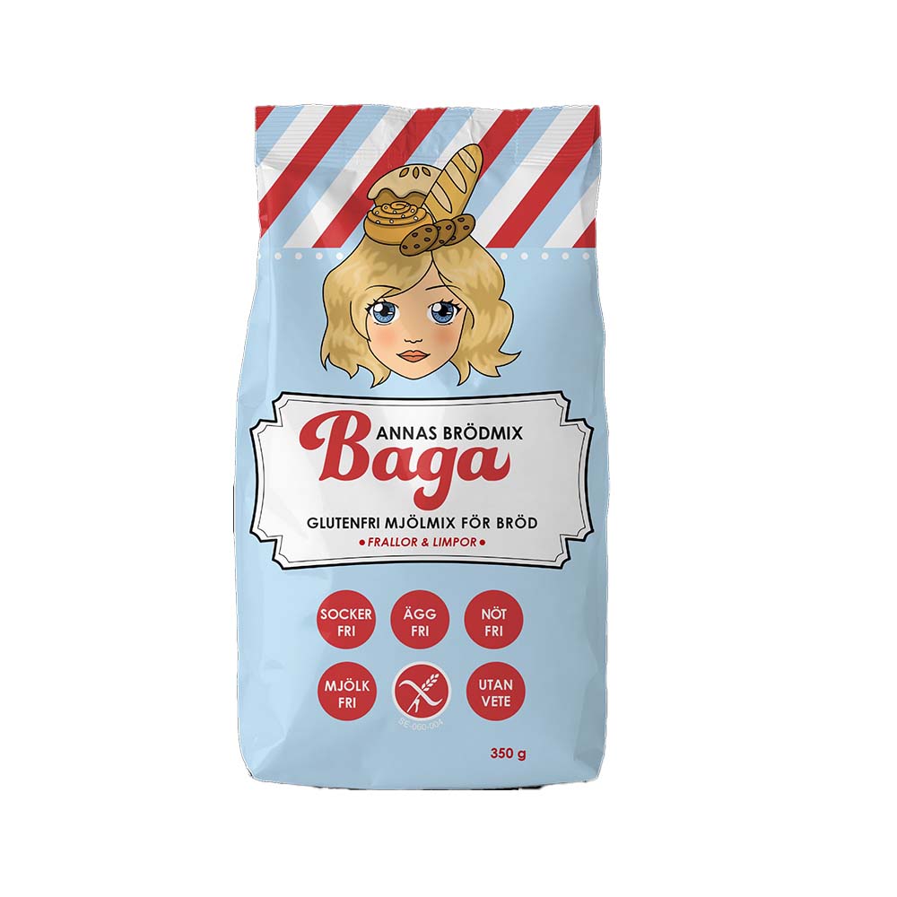 Annas glutenfria brödmix - BAGA