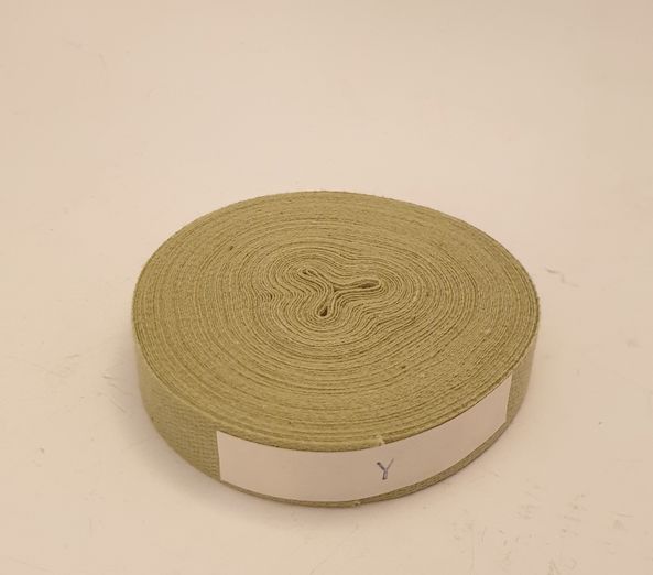 Cotton ribbon light green