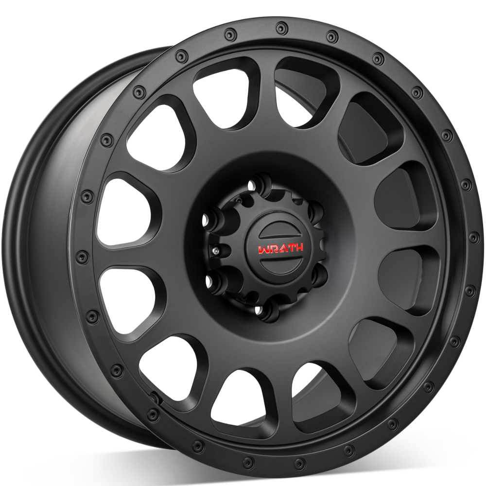 18" WRATH WHEELS WT1 - SATIN BLACK