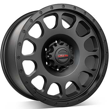 18" WRATH WHEELS WT1 - SATIN BLACK